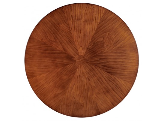Стол Liverpool диам.110см, шпон орех "солнышко" с золотистыми ножками в Ростове-на-Дону