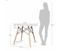 Стол Eames диам. 90см, белый в Ростове-на-Дону