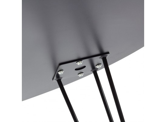 Стол Solution белый с чёрным, 100см в Ростове-на-Дону