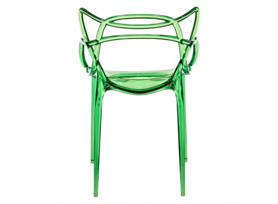 Комплект из 4-х стульев Masters прозрачный зелёный в Ростове-на-Дону