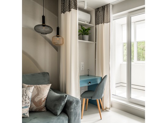 Стул Cleo сине-серый в Ростове-на-Дону