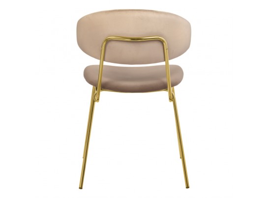 Стул Elle латте с золотыми ножками в Ростове-на-Дону