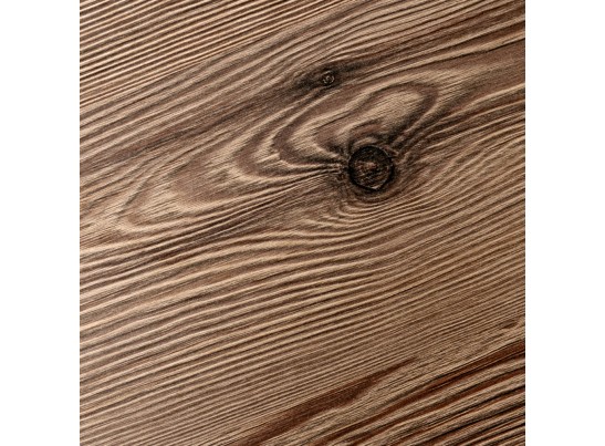 Стол Dublin раскладной 110-140х70х77 лиственница горная с чёрными ножками в Ростове-на-Дону