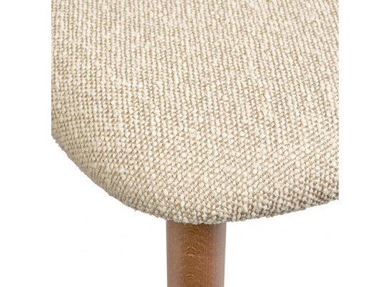 Стул Lucas латте букле с ножками цвета орех в Ростове-на-Дону