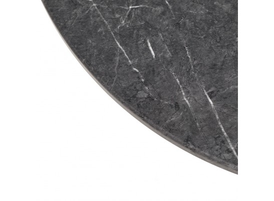 Набор кофейных столиков Tango серый мрамор с чёрными ножками, 2шт в Ростове-на-Дону