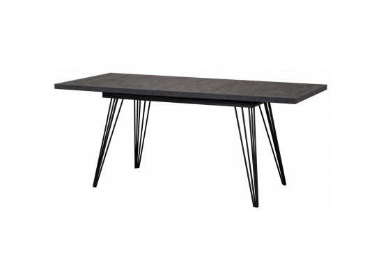 Стол Fusion раздвижной 140-180x90x75см, Уголь, чёрный в Ростове-на-Дону