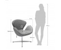 Кресло SWAN CHAIR красный в Ростове-на-Дону