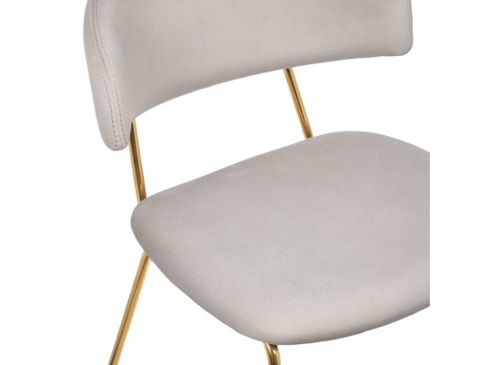 Стул Elle мокко с золотыми ножками в Ростове-на-Дону