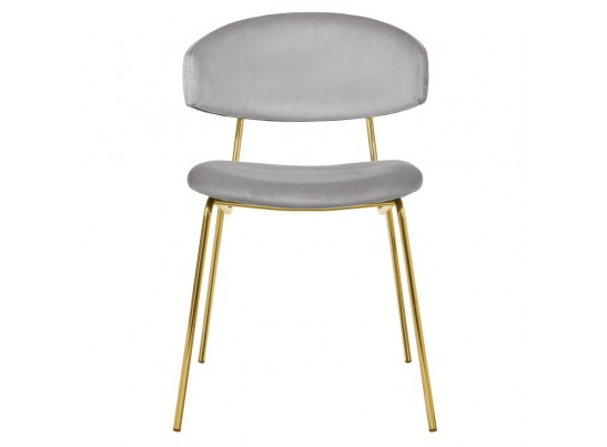 Стул Elle серый с золотыми ножками в Ростове-на-Дону