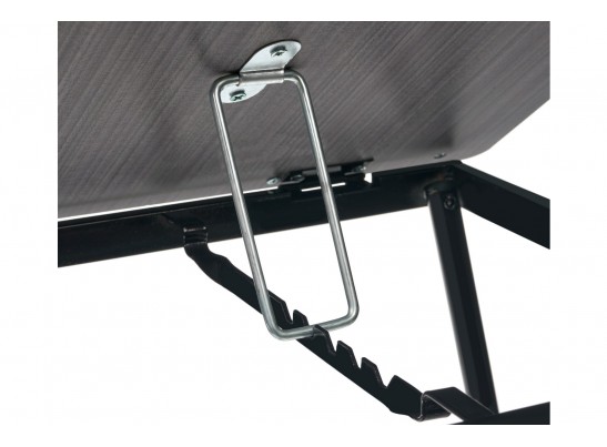 Стол складной с подъёмной крышкой и подстаканником «ВИТА», 55x32x25см, мдф, металл, св.дерево, черный в Ростове-на-Дону