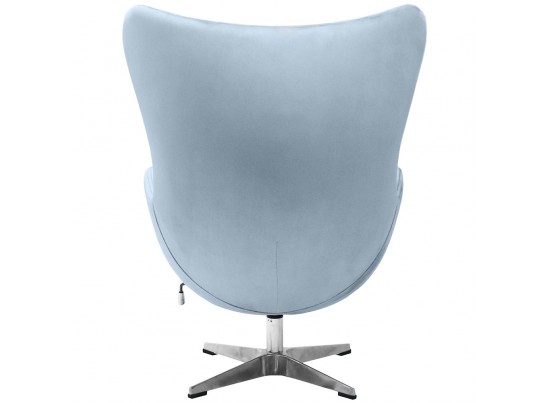 Кресло EGG CHAIR серый, искусственная замша в Ростове-на-Дону
