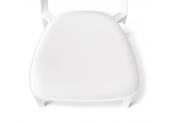 Стул Luna с мягким сиденьем белый в Ростове-на-Дону