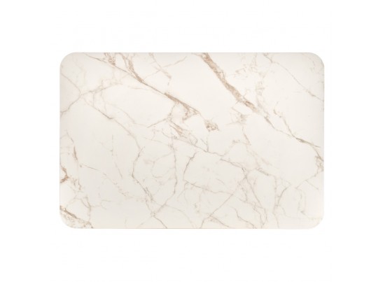 Стол Vito раскладной 120-184x80x75см, керамогранит белый мрамор, белый в Ростове-на-Дону