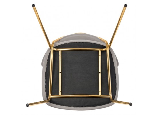 Стул Elle мокко с золотыми ножками в Ростове-на-Дону