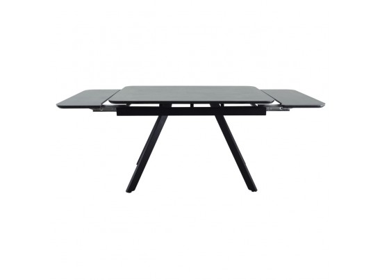 Стол Arthur раскладной 120-184x80x75см, керамогранит чёрный мрамор Greys Black, чёрный в Ростове-на-Дону