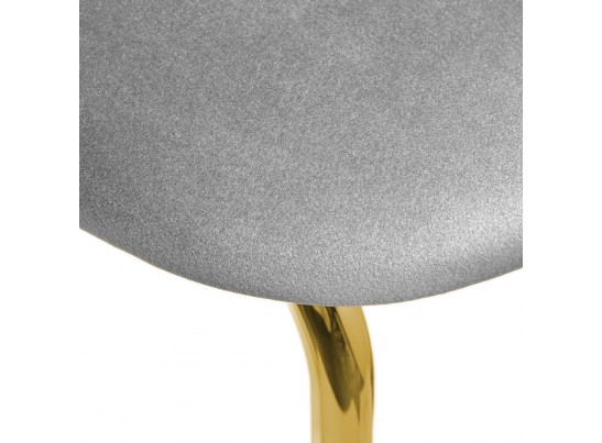 Стул Elle серый с золотыми ножками в Ростове-на-Дону