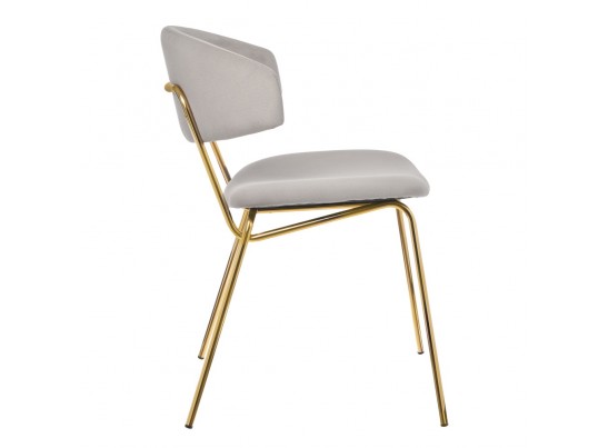 Стул Elle мокко с золотыми ножками в Ростове-на-Дону