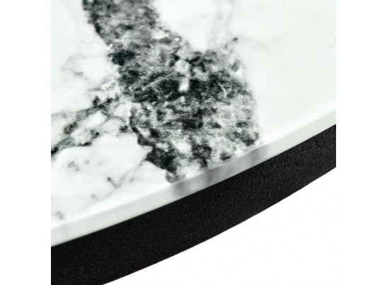 Набор кофейных столиков Tango белый мрамор с черными ножками в Ростове-на-Дону