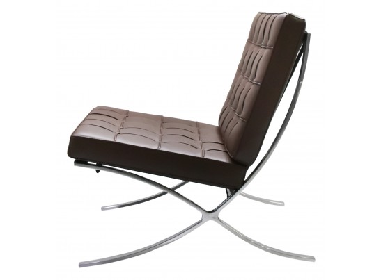 Кресло BARCELONA CHAIR коричневый в Ростове-на-Дону