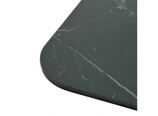 Стол Arthur раскладной 120-184x80x75см, керамогранит чёрный мрамор Greys Black, чёрный в Ростове-на-Дону