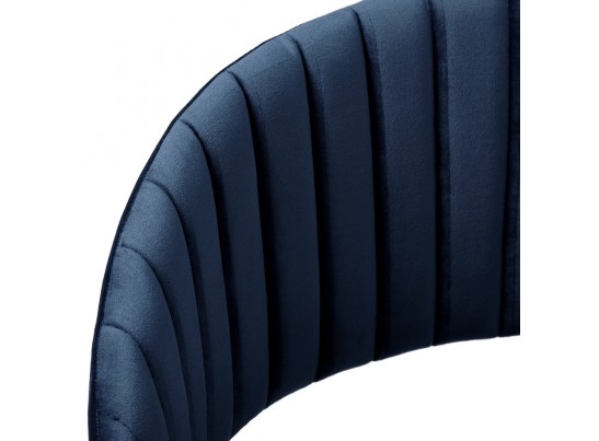 Стул Turin синий с золотыми ножками в Ростове-на-Дону