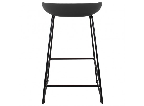 Стул полубарный Neo чёрный с чёрными ножками в Ростове-на-Дону