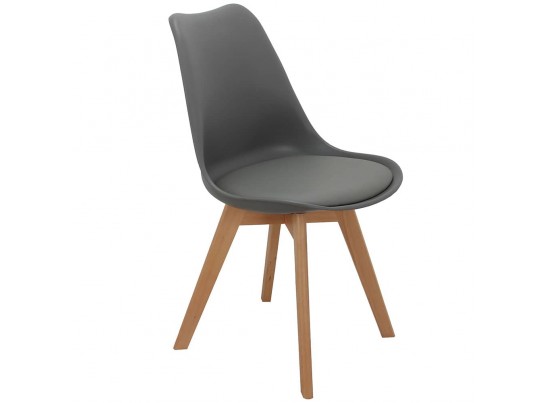 Комплект из 4-х стульев Eames Bon серый в Ростове-на-Дону