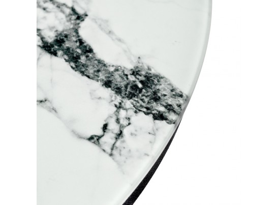 Набор кофейных столиков Tango белый мрамор с черными ножками в Ростове-на-Дону