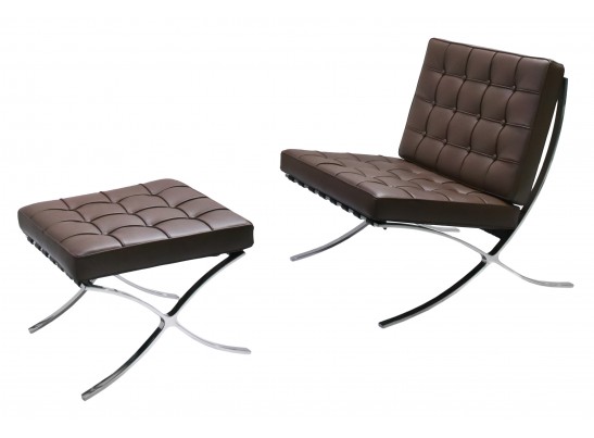 Кресло BARCELONA CHAIR коричневый в Ростове-на-Дону