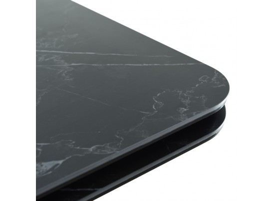 Стол Arthur раскладной 120-184x80x75см, керамогранит чёрный мрамор Greys Black, чёрный в Ростове-на-Дону