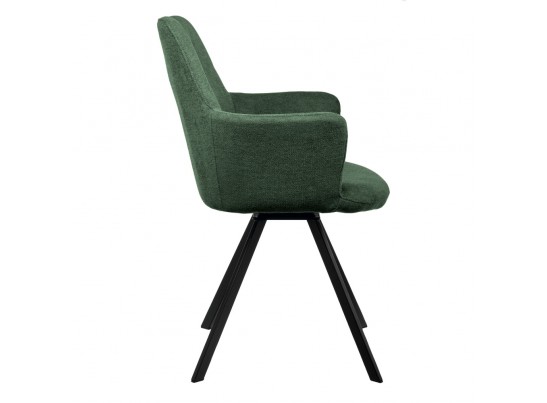 Комплект из 2-х стульев Grant зелёный шенилл на поворотном механизме в Ростове-на-Дону
