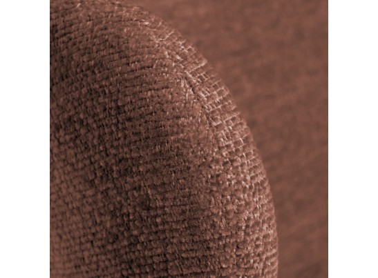 Стул Lucas 2 терракотовый шенилл с чёрными ножками в Ростове-на-Дону