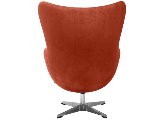 Кресло EGG CHAIR терракотовый, искусственная замша в Ростове-на-Дону Кресло EGG CHAIR терракотовый, искусственная замша в Ростове-на-Дону