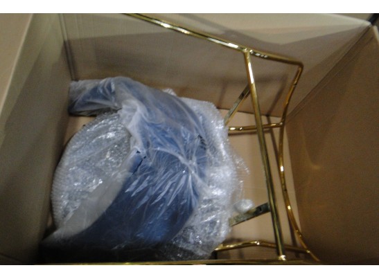 Стул Turin синий с золотыми ножками FR 0557Y в Ростове-на-Дону