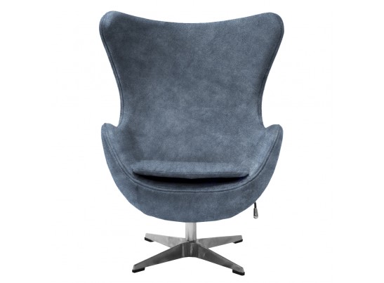 Кресло EGG STYLE CHAIR тёмно-серый, искусственная замша в Ростове-на-Дону