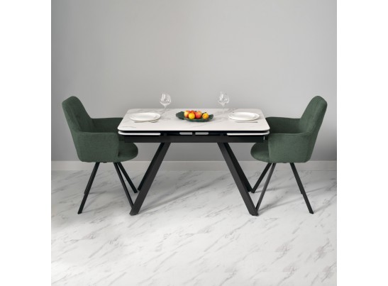 Стул Grant зелёный шенил на поворотном механизме в Ростове-на-Дону