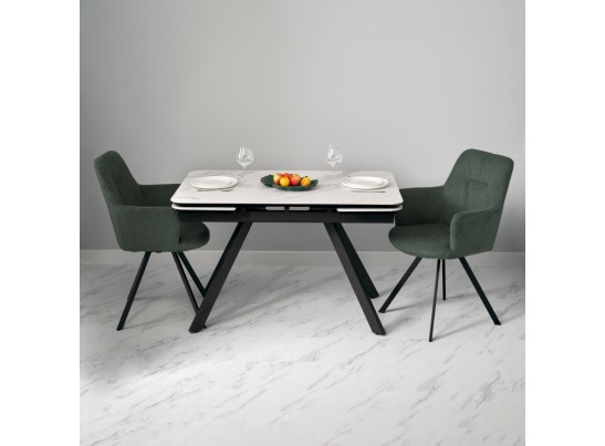 Стул Grant зелёный шенил на поворотном механизме в Ростове-на-Дону