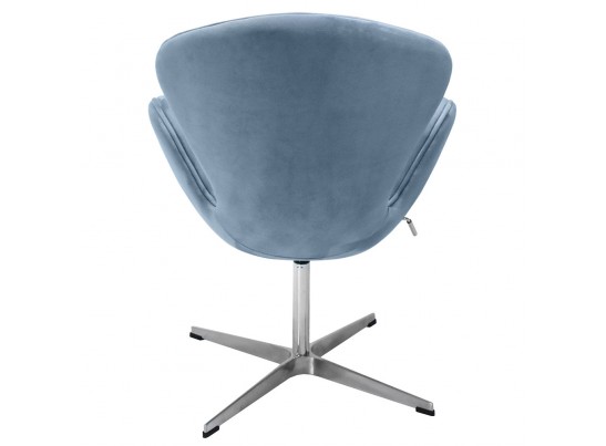 Кресло SWAN CHAIR серый, искусственная замша в Ростове-на-Дону