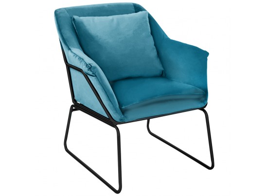 Комплект кресло ALEX и оттоманка ALEX бирюзовый в Ростове-на-Дону Комплект кресло ALEX и оттоманка ALEX бирюзовый в Ростове-на-Дону