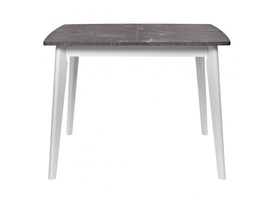Стол Oslo раскладной 120-160x80x76см, Мрамор Сиена, белый в Ростове-на-Дону