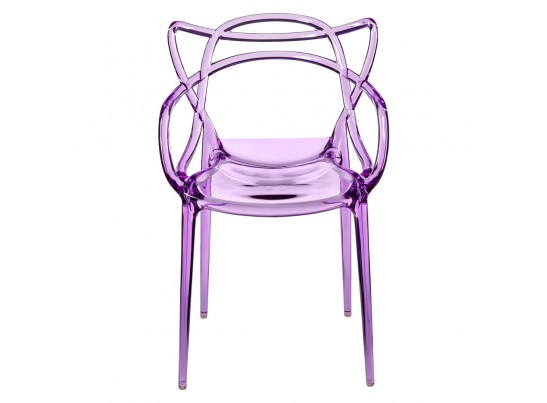 Комплект из 2-х стульев Masters прозрачный сиреневый в Ростове-на-Дону