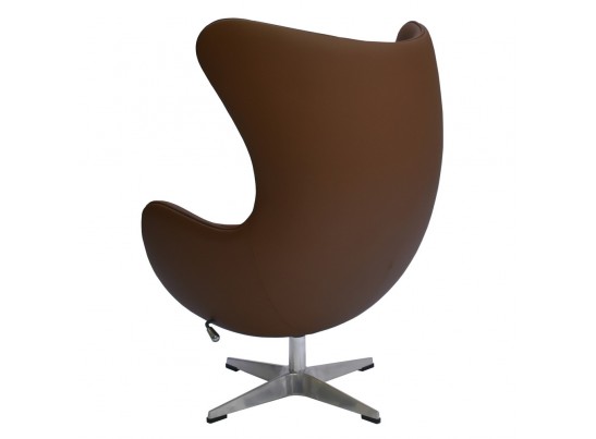 Кресло EGG CHAIR коричневый, натуральная кожа в Ростове-на-Дону