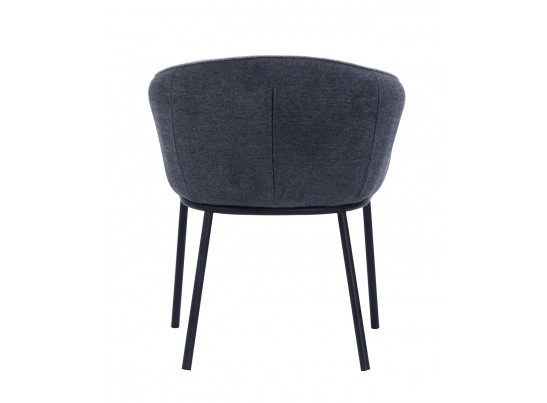 Стул Duke светло-серый, серый с чёрными ножками в Ростове-на-Дону