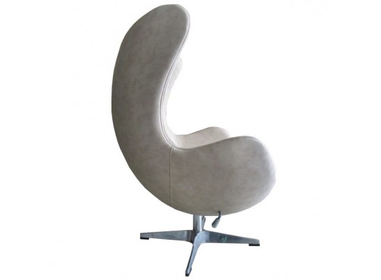 Кресло EGG CHAIR бежевый матовый с эффектом состаренная кожа в Ростове-на-Дону Кресло EGG CHAIR бежевый матовый с эффектом состаренная кожа в Ростове-на-Дону
