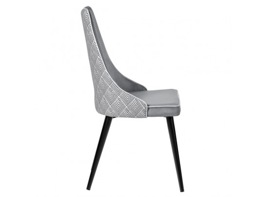 Стул Dave серый с жаккардом в Ростове-на-Дону