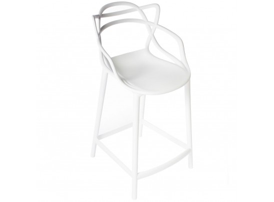 Комплект из 2-х стульев полубарных Masters белый в Ростове-на-Дону