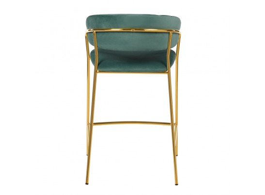 Комплект из 2-х стульев полубарных Turin мятный с золотыми ножками в Ростове-на-Дону