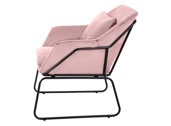 Комплект кресло ALEX и оттоманка ALEX пудровый в Ростове-на-Дону