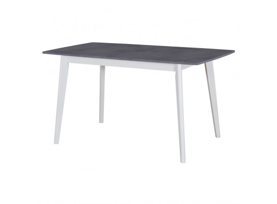 Стол Oslo раскладной 120-160x80x76см, Бетон Портленд, белый в Ростове-на-Дону