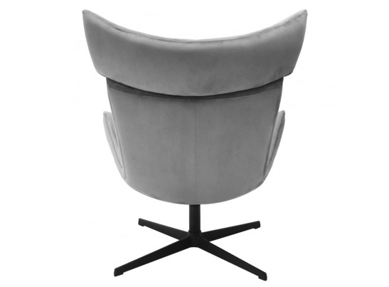 Кресло IMOLA серый, искусственная замша в Ростове-на-Дону
